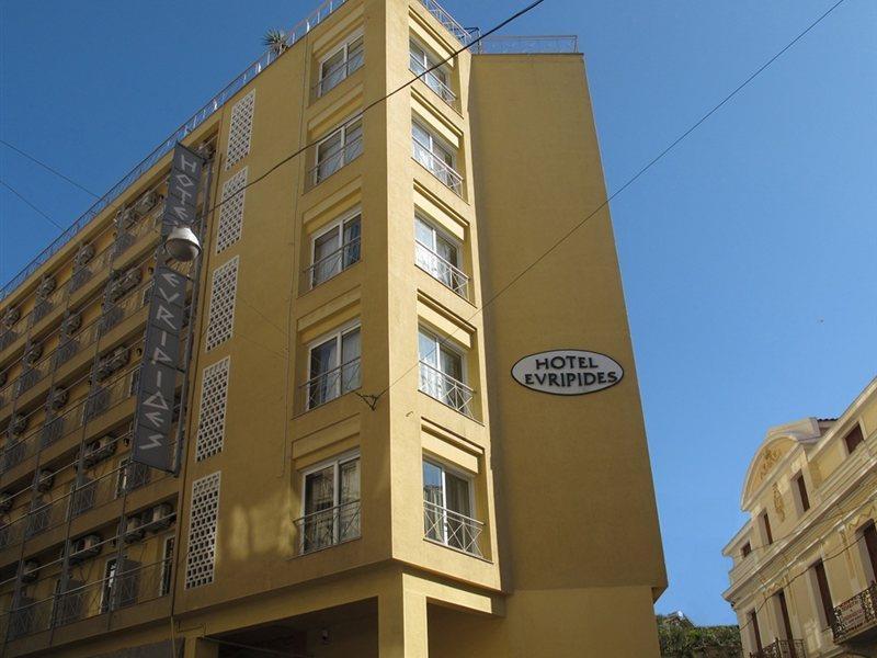 Evripides Hotel Athen Exterior foto