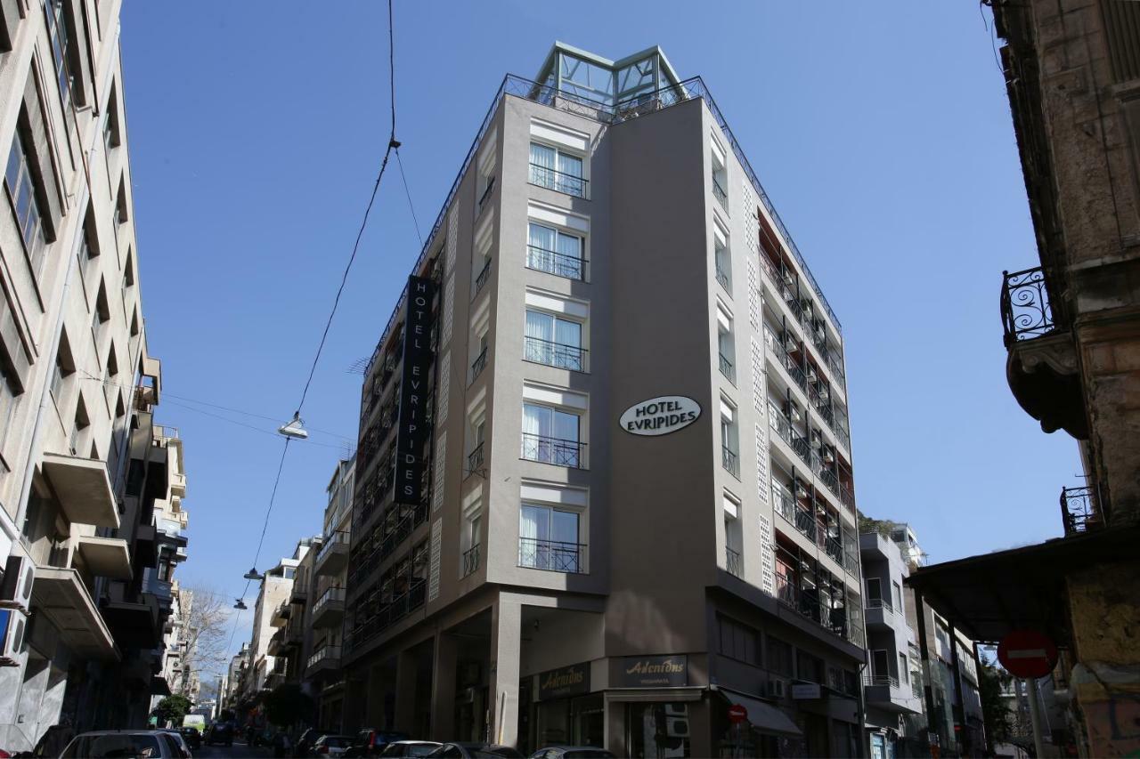 Evripides Hotel Athen Exterior foto